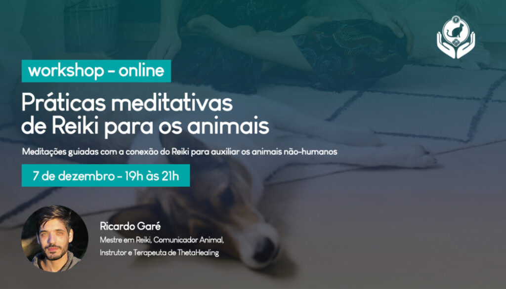 Workshop – Práticas meditativas com Reiki para os animais